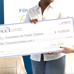 Donation for foundation for foster children